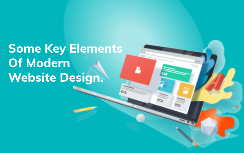 Some key elements of modern website design.